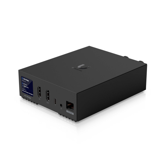 Transceiver Audio/Video AV-over-IP 4K60 HDMI și XLR UniFi Ubiquiti Enterprise, PoE+, EAV-Bridge